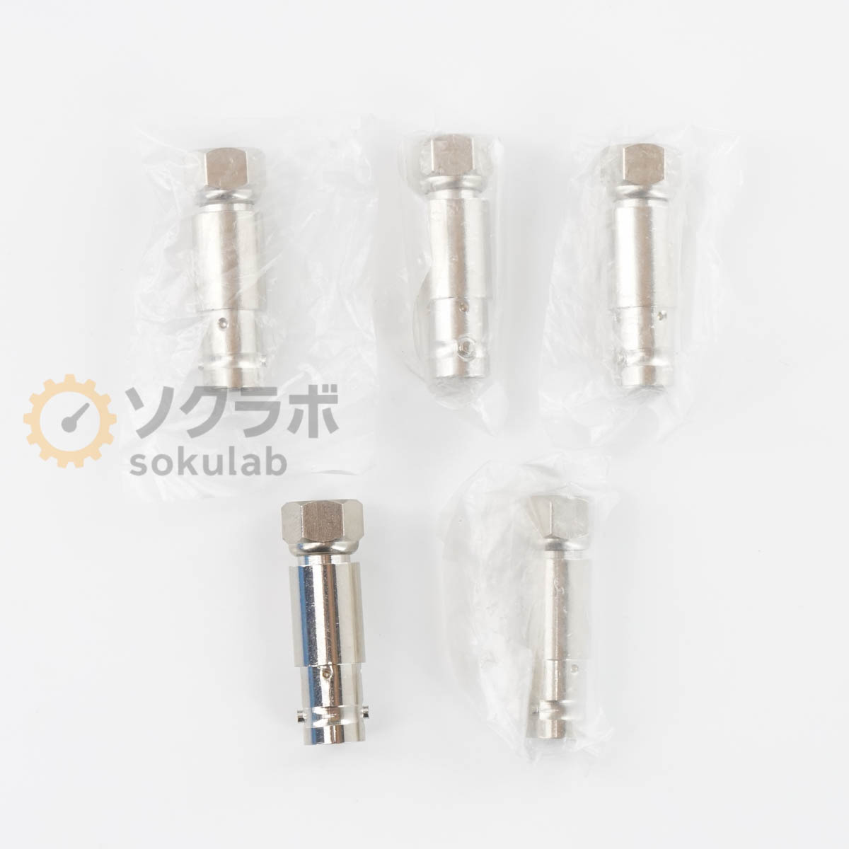 乐天商城 - 【中古】[DW]8日保証 3セット入荷 5個セット TOMOCA FP-BNCJ Connector 変換コネクター Fプラグ-BNCジャック [07064-0055]