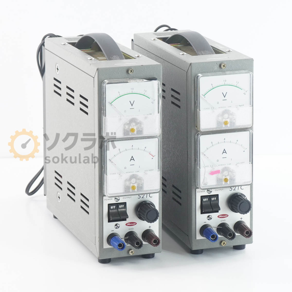 Rakuten - 【中古】[JB]保証なし 2台セット METRONIX 521C REGULATED DC POWER SUPPLY 直流安定化電源 DC電源 直流電源 [07039-0126]