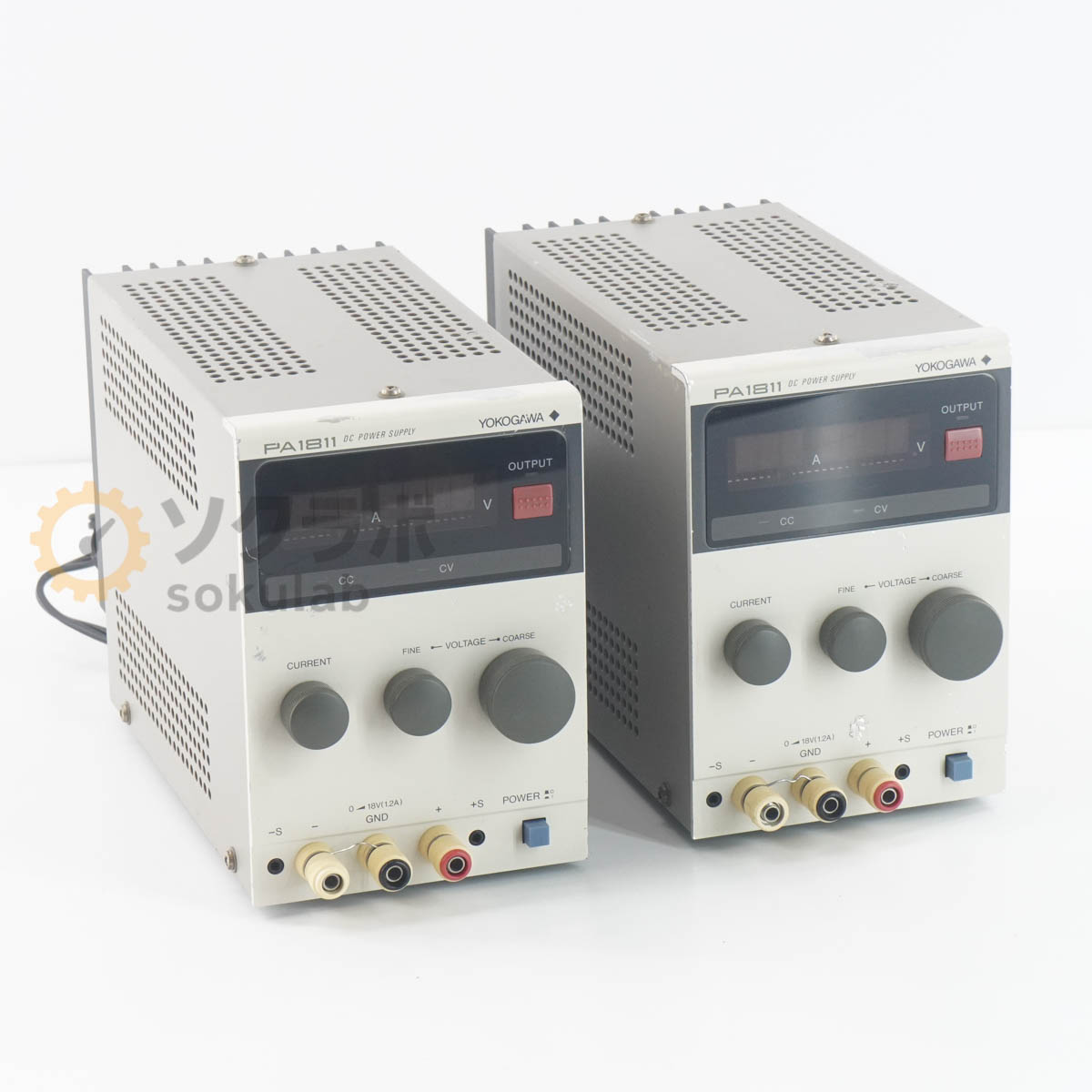 Rakuten - 【中古】[DW]8日保証 2台セット YOKOGAWA PA1811 7681 01 DC POWER SUPPLY DC電源 直流電源 0-18V 1.2A [07039-0166]