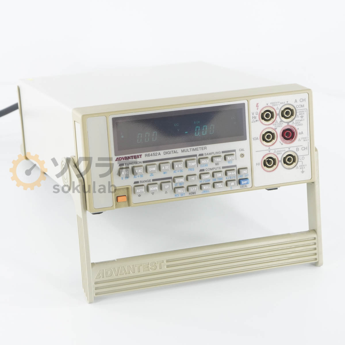 【中古】[JB]保証なし ADVANTEST R6452A DMM DIGITAL MULTIMETER デジタルマルチメーター [07325-0003]