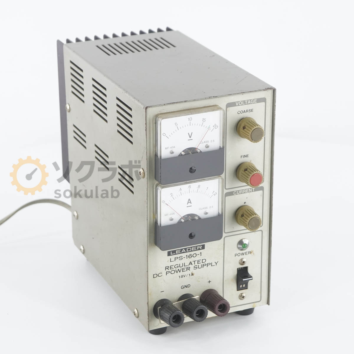 Rakuten - 【中古】[DW]8日保証 LEADER LPS-160-1 REGULATED DC POWER SUPPLY 直流安定化電源 DC電源 直流電源 18V/1A [07237-0076]