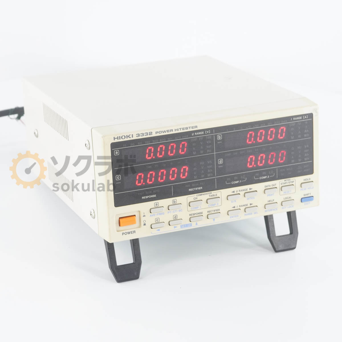 【中古】[DW]8日保証 HIOKI 3332 POWER HiTESTER パワーハイテスター 電力計 [07237-0157]