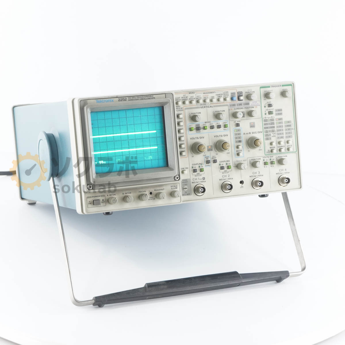 【中古】[JB]保証なし Tektronix 2252 PROGRAMMABLE HARDCOPY OSCILLOSCOPE オシロスコープ OP-159R 100MHz [07237-0223]