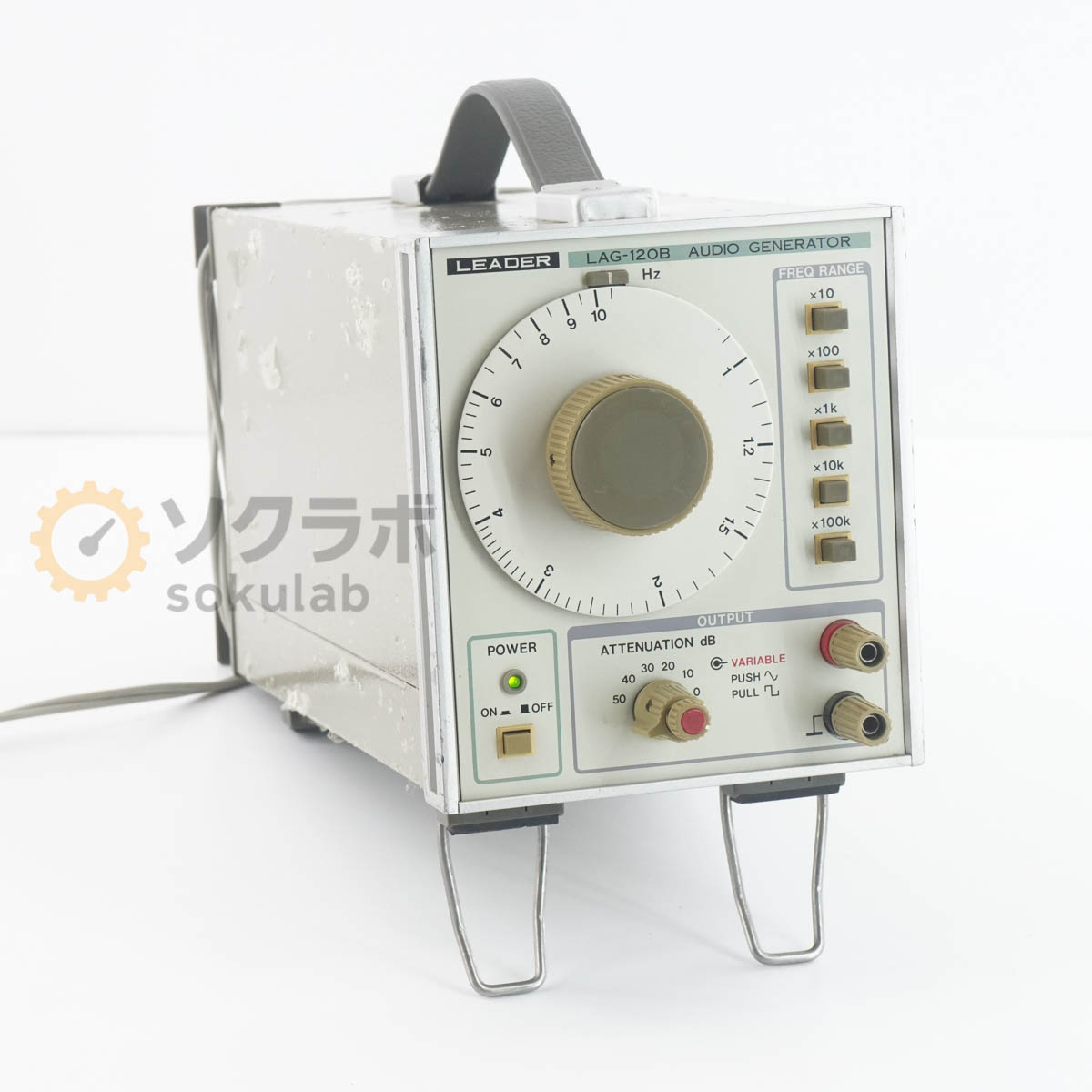 【中古】[DW]8日保証 LEADER LAG-120B AUDIO GENERATOR オーディオジェネレーター 発振器 [07237-0269]