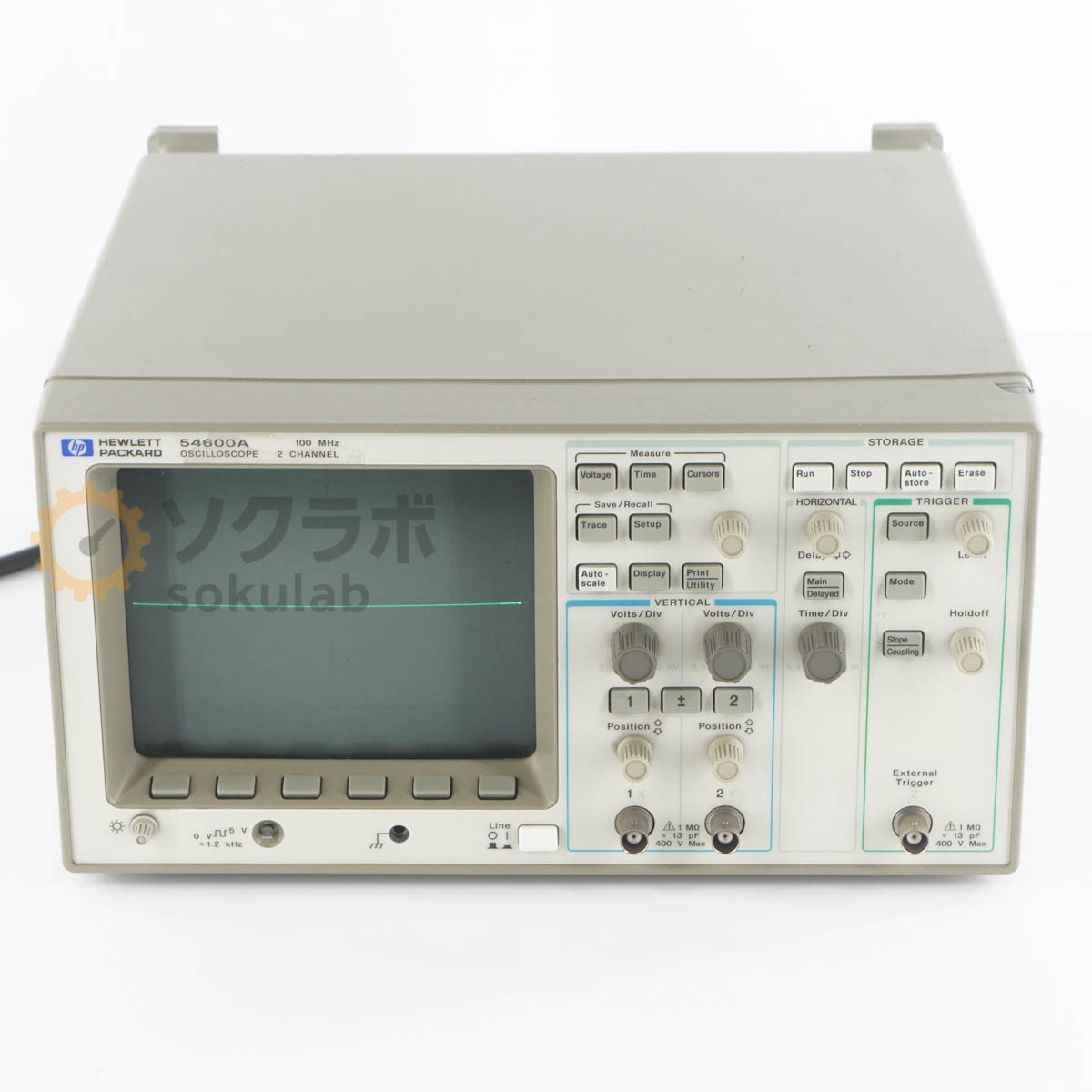 【中古】[JB]保証なし hp 54600A OSCILLOSCOPE オシロスコープ 54650A 100MHz 2ch [07237-0305]