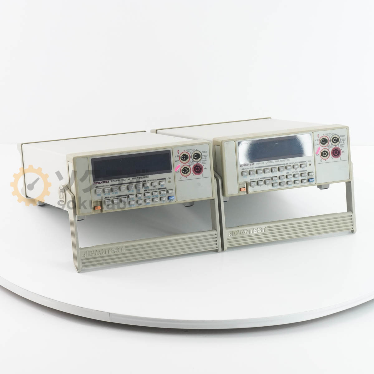 ����š�[DW]8���ݾ� 2�楻�å� ADVANTEST R6441B DMM DIGITAL MULTIMETER �ǥ�����ޥ���᡼���� [07298-00...