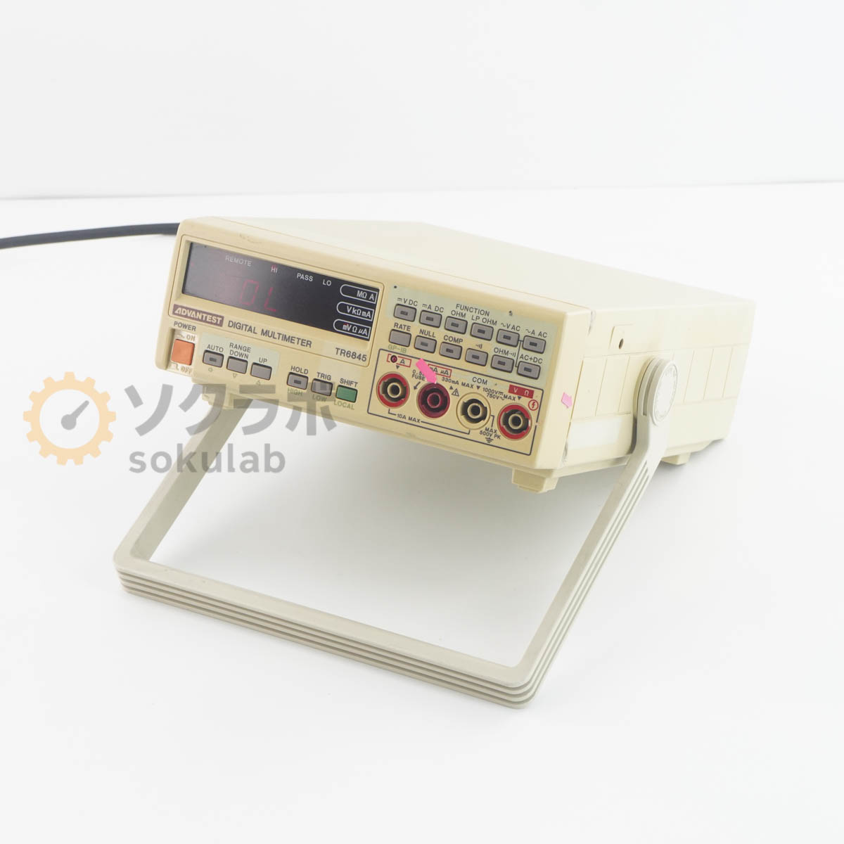 【中古】[DW]8日保証 ADVANTEST TR6845 DMM DIGITAL MULTIMETER デジタルマルチメ...