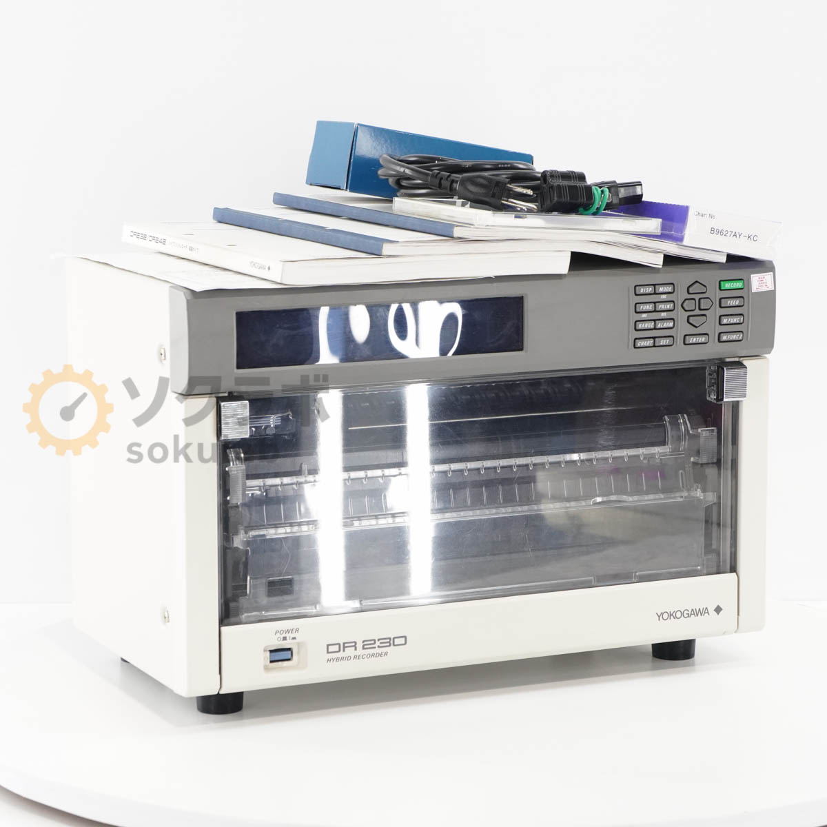 【中古】[JB]保証なし YOKOGAWA DR230 DR232-11-00-1M M1 DARWIN HYBRID RECORDER ハイブリッドレコーダー 記録計 電源コード ソフ...[07324-0234]
