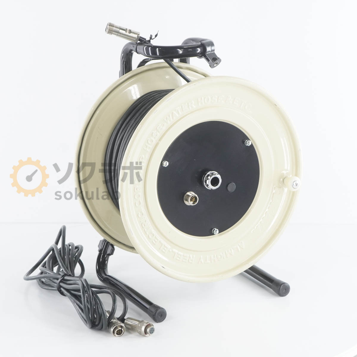 乐天商城 - 【中古】[DW]8日保証 4台入荷 RION EC-04D マイクロホン延長コード 7P 50m リール付 マイクコード [07346-0085]
