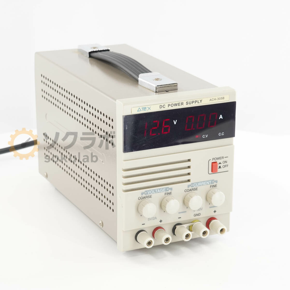 Rakuten - 【中古】[JB]保証なし ATEX ACH-305B DC POWER SUPPLY 2電圧デジタル直流安定化電源 DC電源 直流電源 [07462-0046]