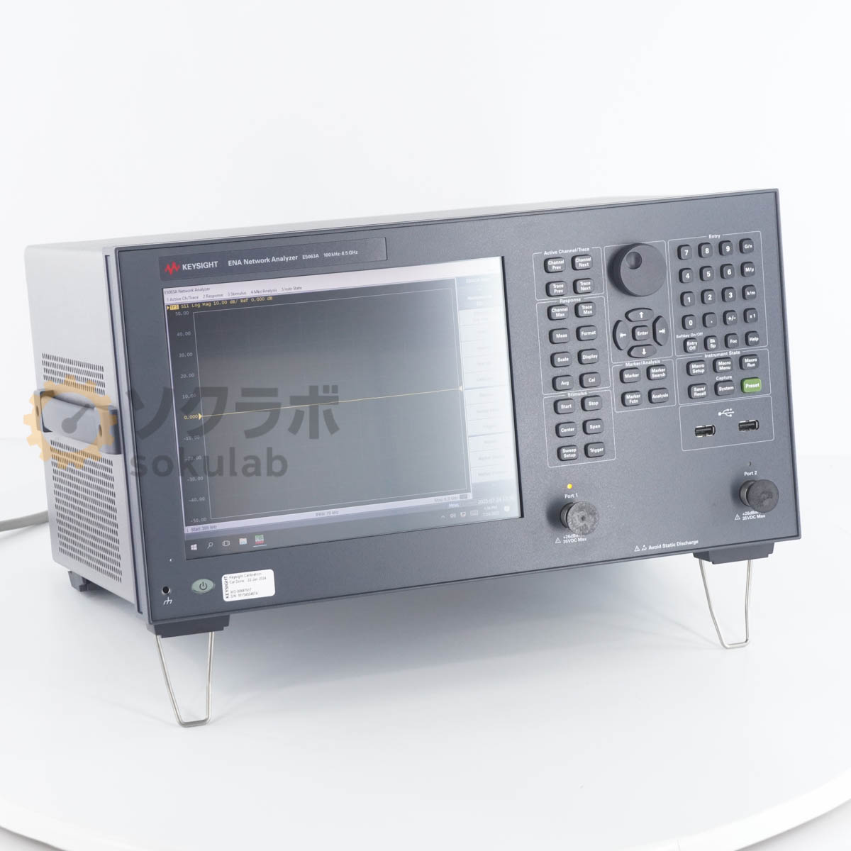 【中古】[DW]8日保証 01/2024CAL Keysight E5063A ATO-98638 ENA Network Analyzer ネットワークアナライザー OPT 1A7 285 721 732 ...[06644-0171]