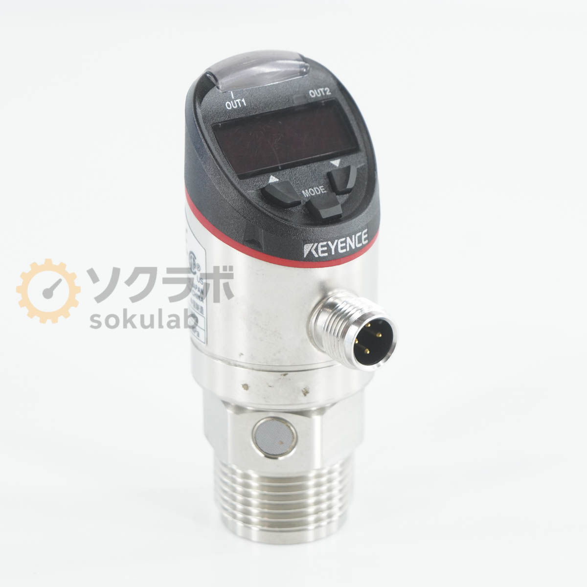 Rakuten - 【中古】[PG]8日保証 2台入荷 KEYENCE GP-M010 Pressure Sensor 圧力センサー 耐環境デジタル圧力センサ [07546-0017]