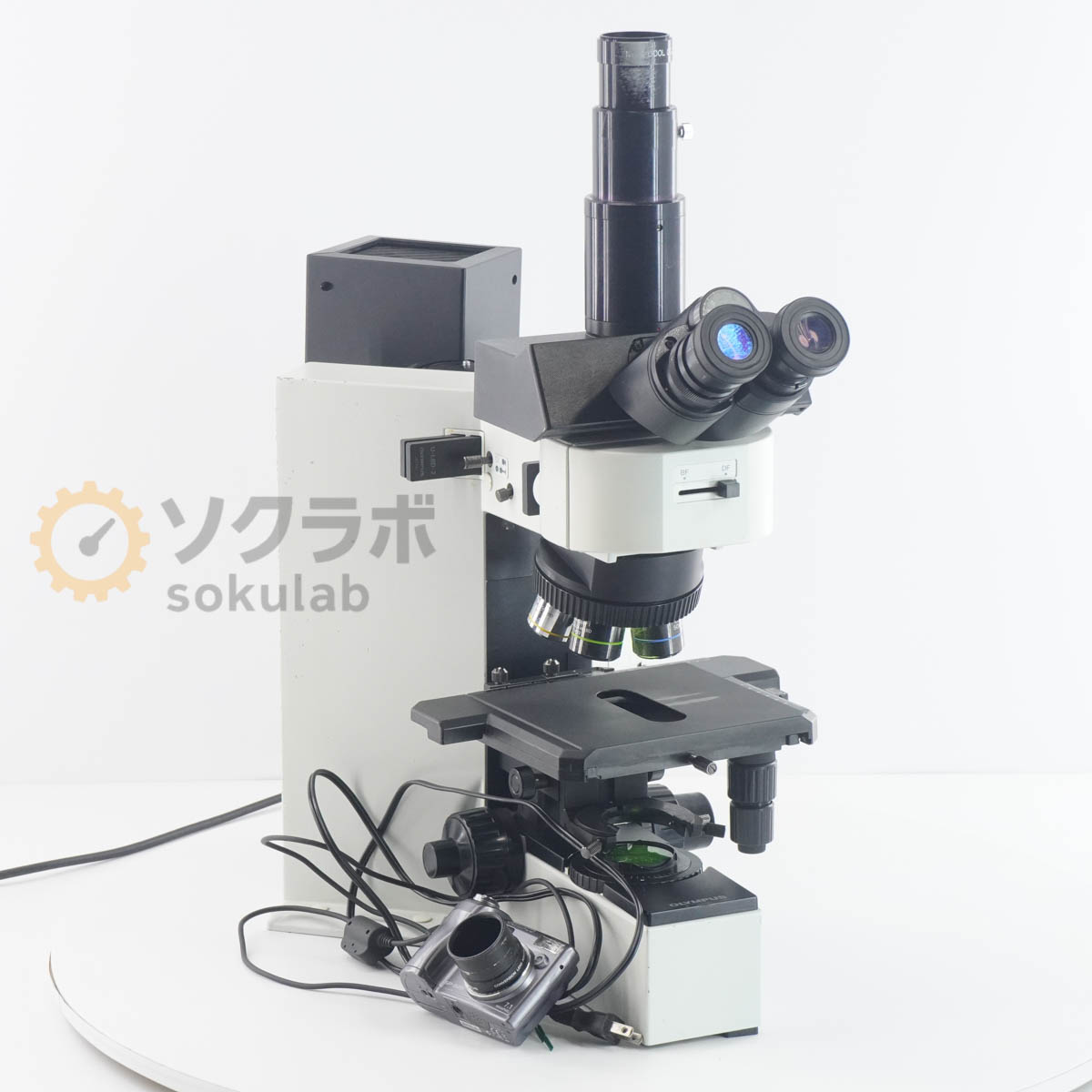 【中古】[JB]保証なし OLYMPUS BX60F5 BX60 Microscope 顕微鏡 WH10×/22 2.5×/0.08 5×/0.10 10×/0.25 2..
