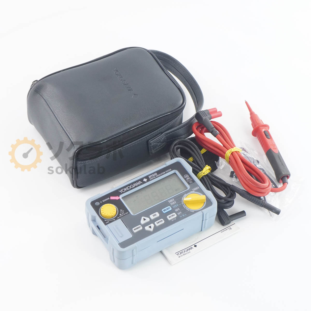 【中古】[DW]8日保証 05/2024CAL YOKOGAWA MY600 DIGITAL INSULATION TESTER デジタル絶縁抵抗計 取扱説明書 [07480-0013]