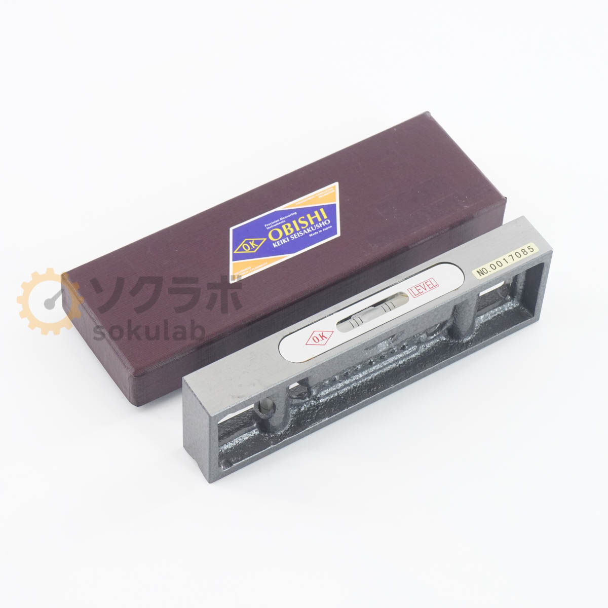 【中古】[DW]8日保証 OBISHI KEIKI 紡機用水準器 [07536-0006]