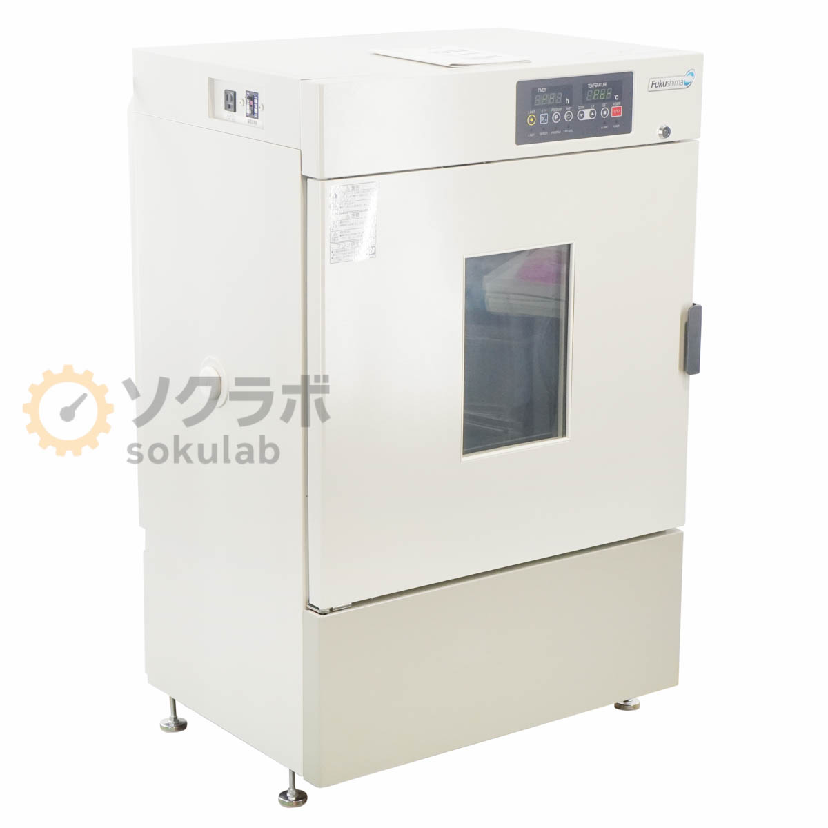 【中古】[DW]8日保証 Fukushima FMU-133I Incubator 低温恒温器 低温インキュベーター 130L 取扱説明書 [07395-0007]