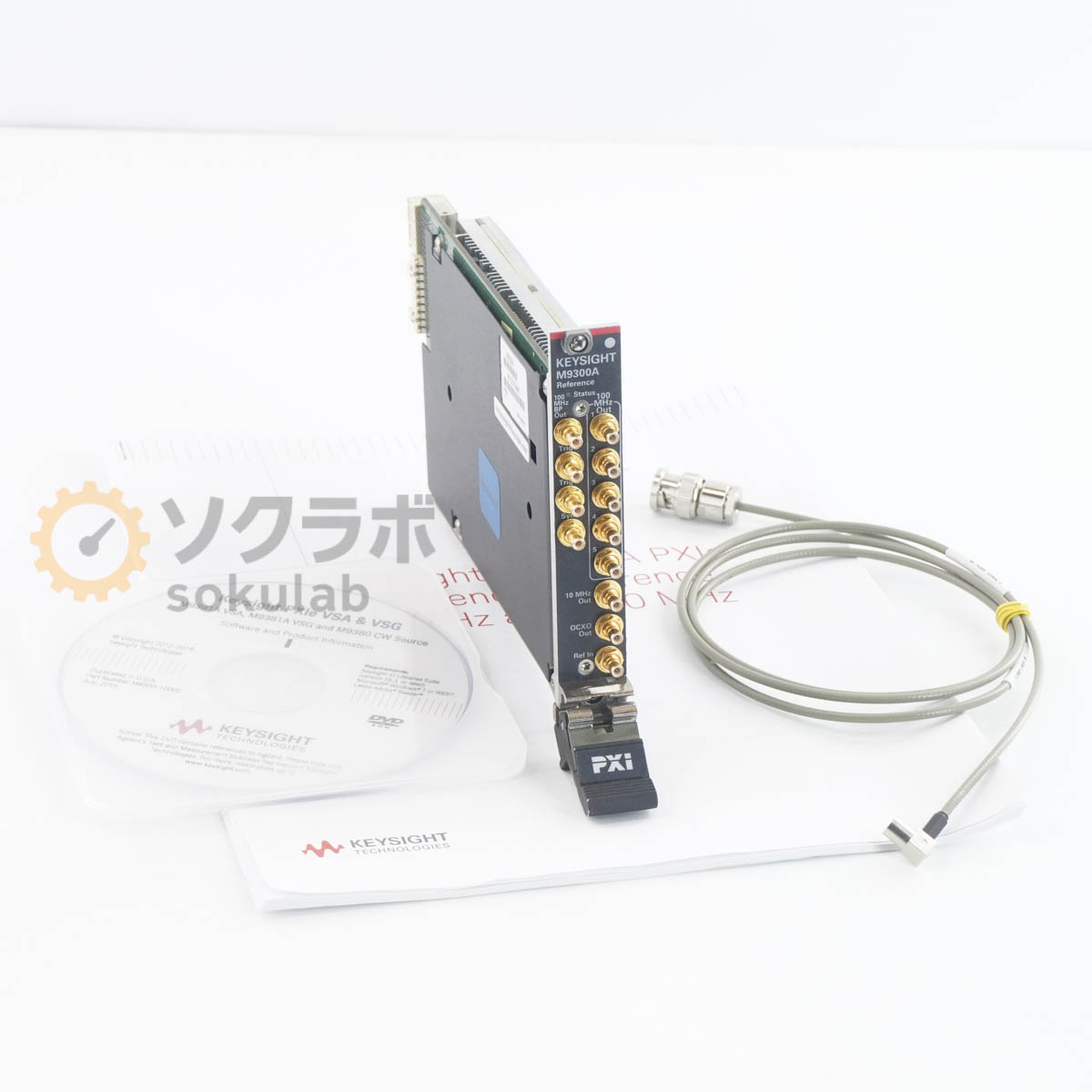 【中古】[DW]8日保証 10/2024CAL Keysight M9300A PXIe Frequency Reference Module PXIe 周波数基準 モジュール OPT UK6 10MHz 100...[07479-0003]