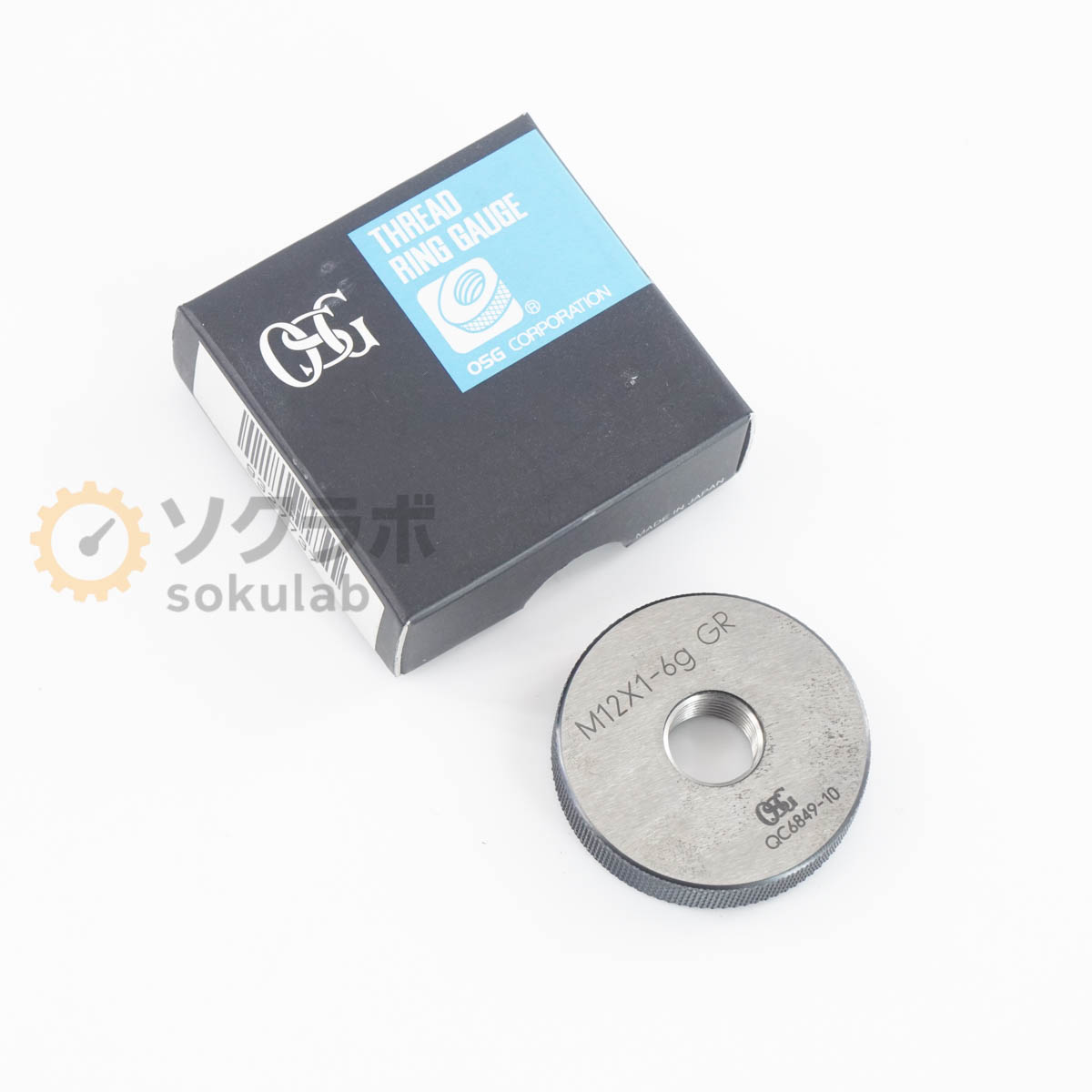 乐天商城 - 【中古】[DW]8日保証 OSG M12X1-6g GR THREAD RING GAUGE ねじリングゲージ ねじゲージ リングゲージ [07380-0229]