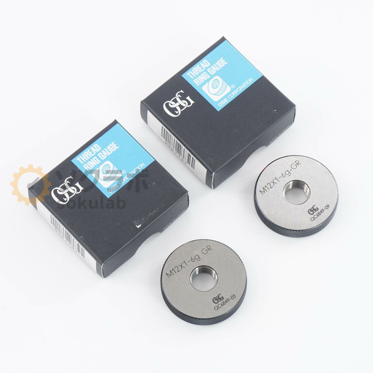 Rakuten - 【中古】[DW]8日保証 2個セット OSG M12X1-6g GR THREAD RING GAUGE ねじリングゲージ ねじゲージ リングゲージ [07380-0231]