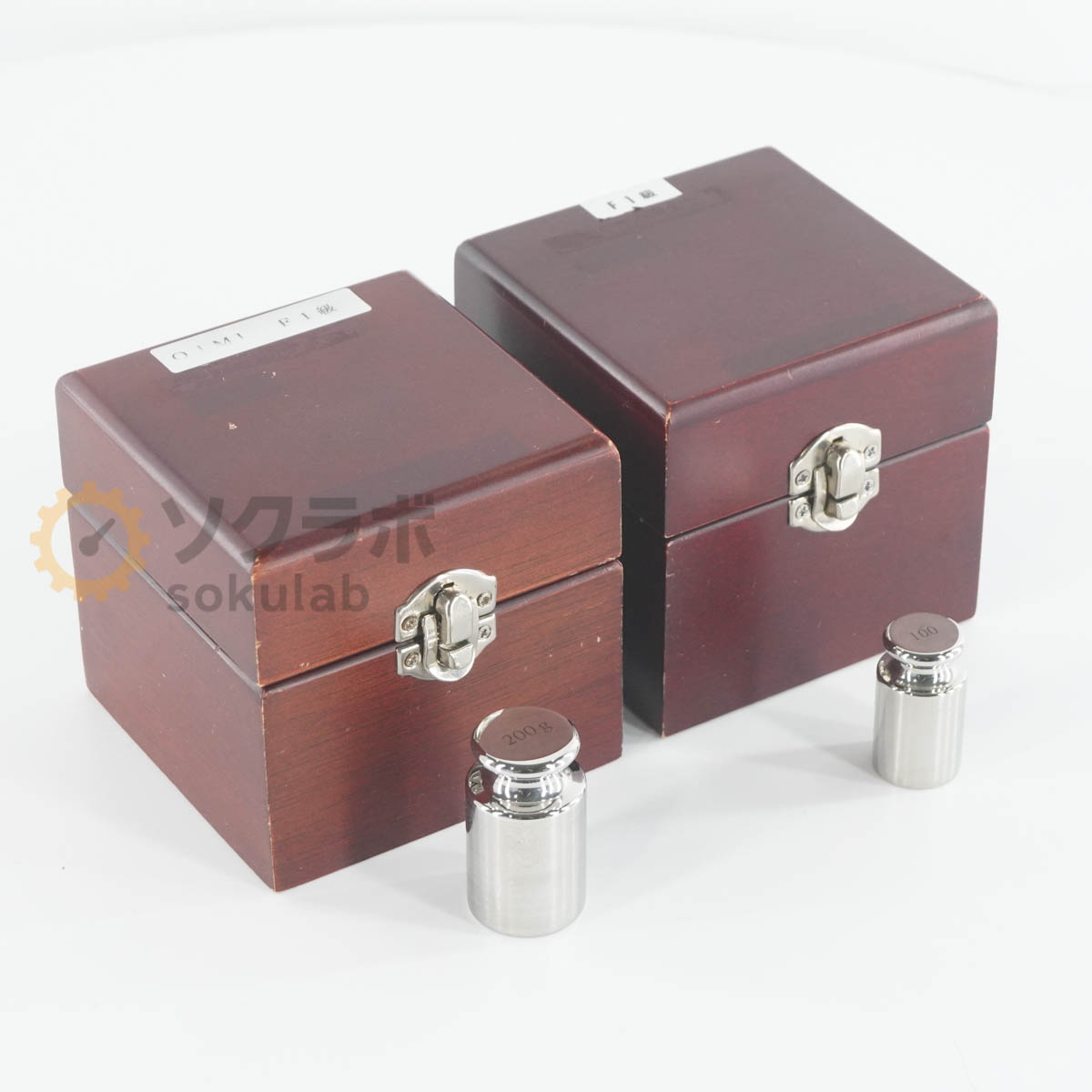 【中古】[DW]8日保証 セット AS ONE Weight F1級 分銅 100g 200g [07380-0253]