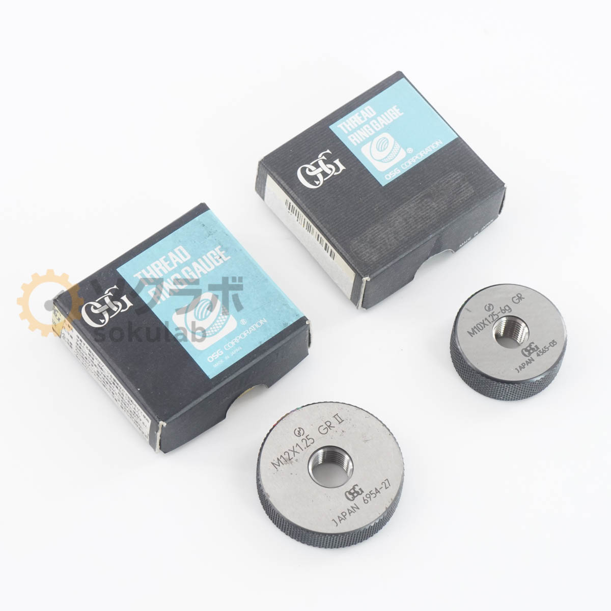 Rakuten - 【中古】[DW]8日保証 セット OSG M12X1.25 GRII M10X1.25-6g GR THREAD RING GAUGE ねじリングゲージ ねじゲージ リングゲージ [07380-0293]
