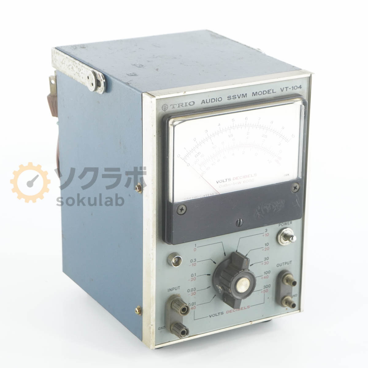 【中古】[JB]保証なし TRIO VT-104 AUDIO SSVM Voltmeter 電圧計 オーディオ ボルトメーター [07485-00..