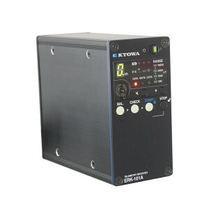 【中古】[DW]8日保証 KYOWA ERK-101A TELEMETRY RECEIVER ひずみゲージ式センサ用無線ユニット ACアダプター 取扱説明書[ST02870-0093]