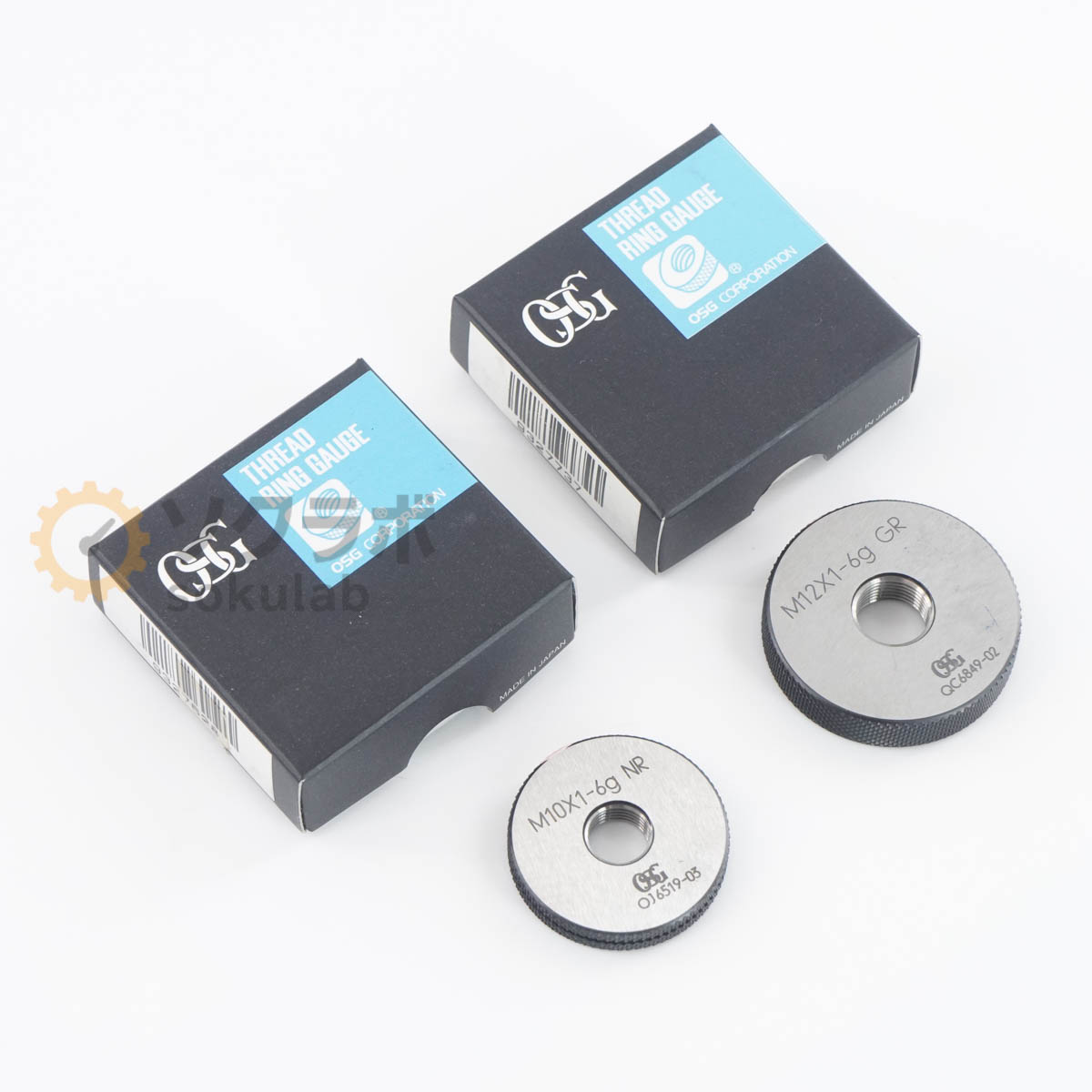 Rakuten - 【中古】[DW]8日保証 セット OSG M10X1-6g NR M12X1-6g GR THREAD RING GAUGE ねじリングゲージ ねじゲージ リングゲージ [07380-0212]