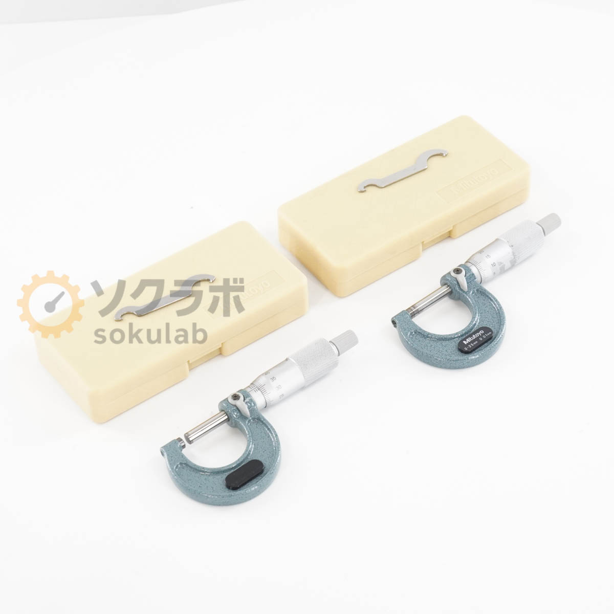 ����š�[DW]8���ݾ� ���å� Mitutoyo M110-25 103-137 103-0137ND Micrometer ��¦�ޥ������᡼���� 0-25m...