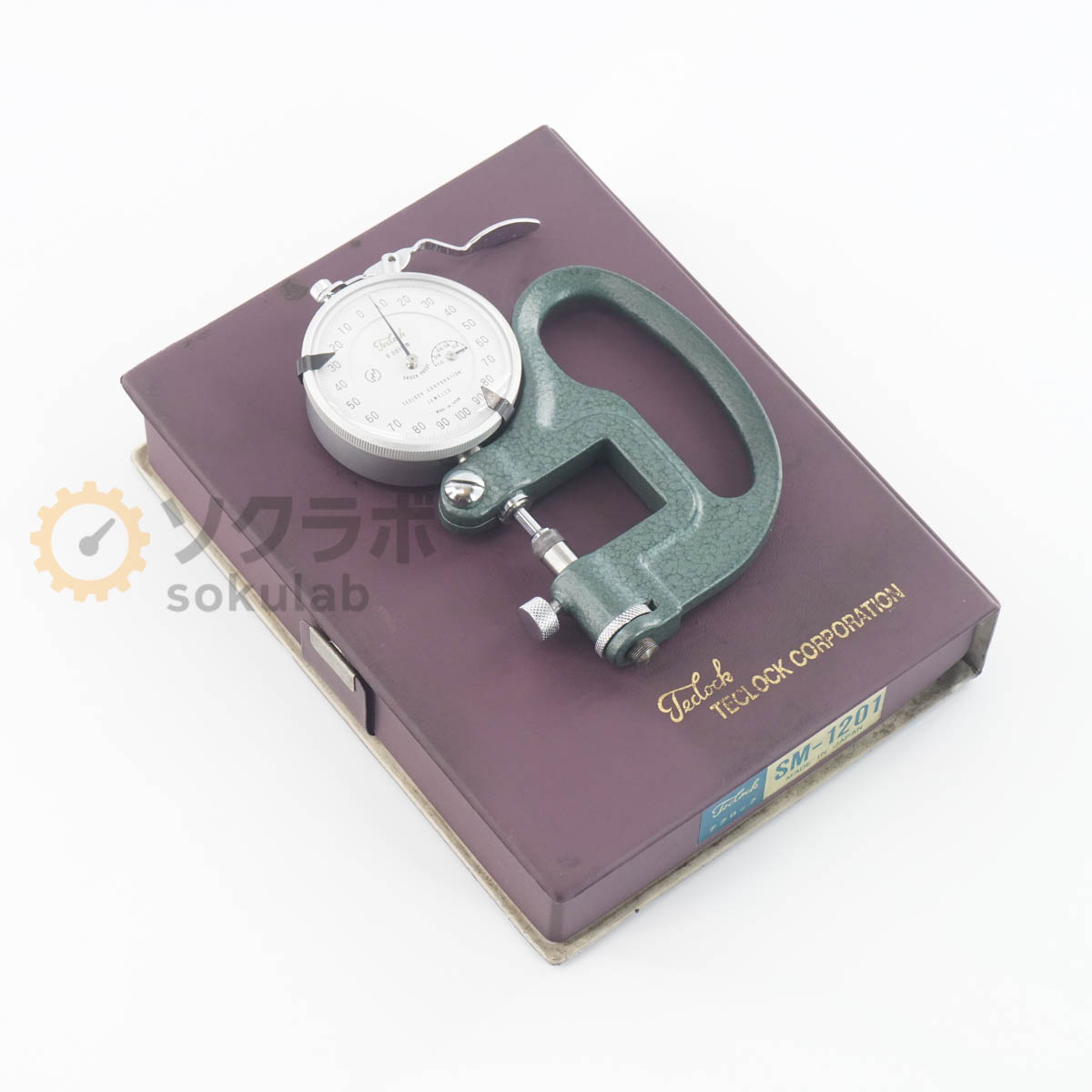 Rakuten - 【中古】[DW]8日保証 Teclock SM-1201 Dial Thickness Gauge ダイヤルシックネスゲージ 0.001mm [07380-0327]