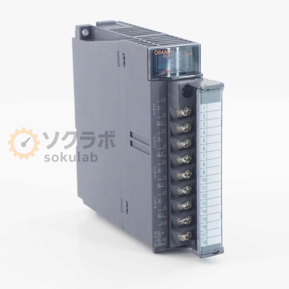 Rakuten - 【中古】[PG]8日保証 MITSUBISHI Q64ADH MELSEC-Q A/D CONVERTER UNIT 高速アナログ-デジタル変換ユニット シーケンサ PLC [07546-0026]