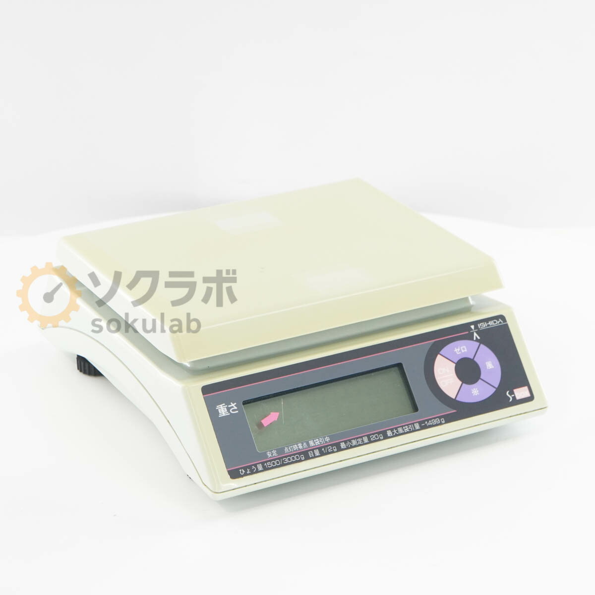 【中古】[DW]8日保証 2016年製 ISHIDA S-box D025号 上皿型重量はかり 電気抵抗線式はかり Scale ひょ..