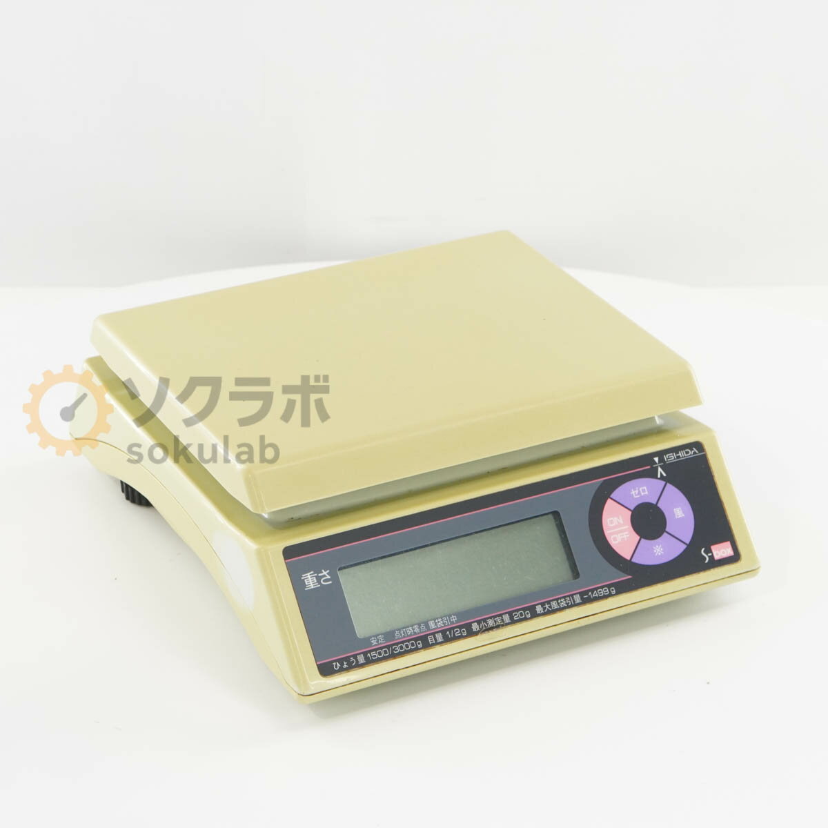 【中古】[DW]8日保証 2006年製 ISHIDA S-box D025号 上皿型重量はかり 電気抵抗線式はかり Scale ひょ..