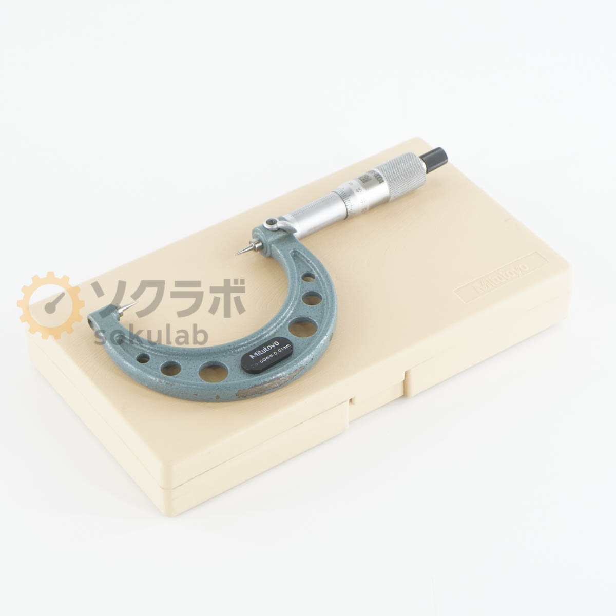 Rakuten - 【中古】[DW]8日保証 Mitutoyo BLM-50 ？ 122-102 ？ Micrometer マイクロメーター 25-50mm 0.01mm [07347-0205]