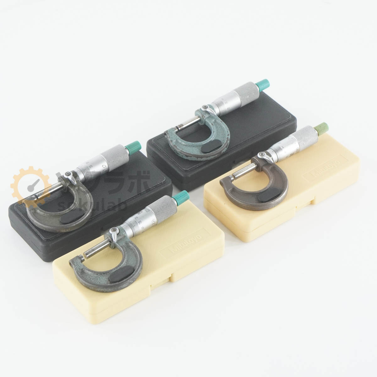 ����š�[DW]8���ݾ� ��4�楻�å� Mitutoyo M110-25 �� 103-137 �� Micrometer �ޥ������᡼���� [07347-0207...