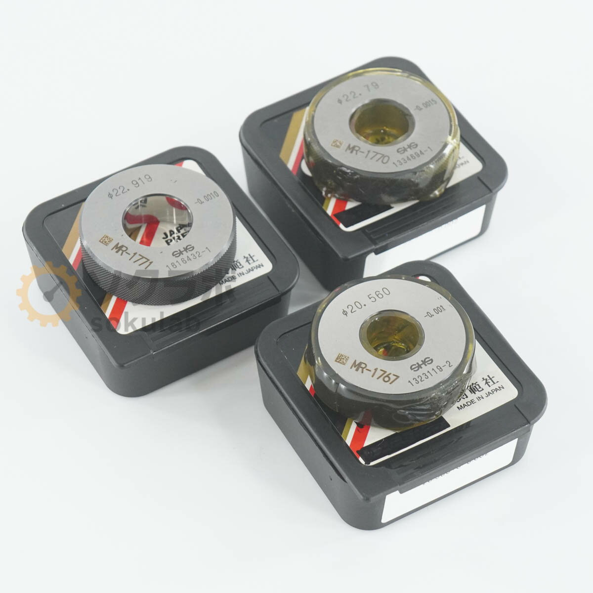 乐天商城 - 【中古】[DW]8日保証 セット SHS 測範社 φ20.560 φ22.79 φ22.919 Master Ring Gauge マスターリングゲージ セットリング [07347-0237]
