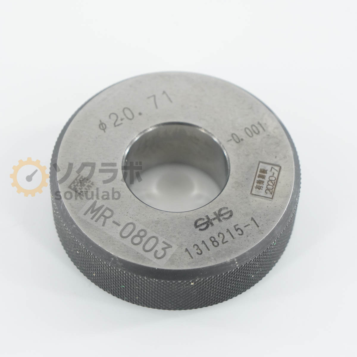 【中古】[DW]8日保証 SHS 測範社 φ20.71 -0.001 Master Ring Gauge マスターリングゲージ セットリング [07347-0375]