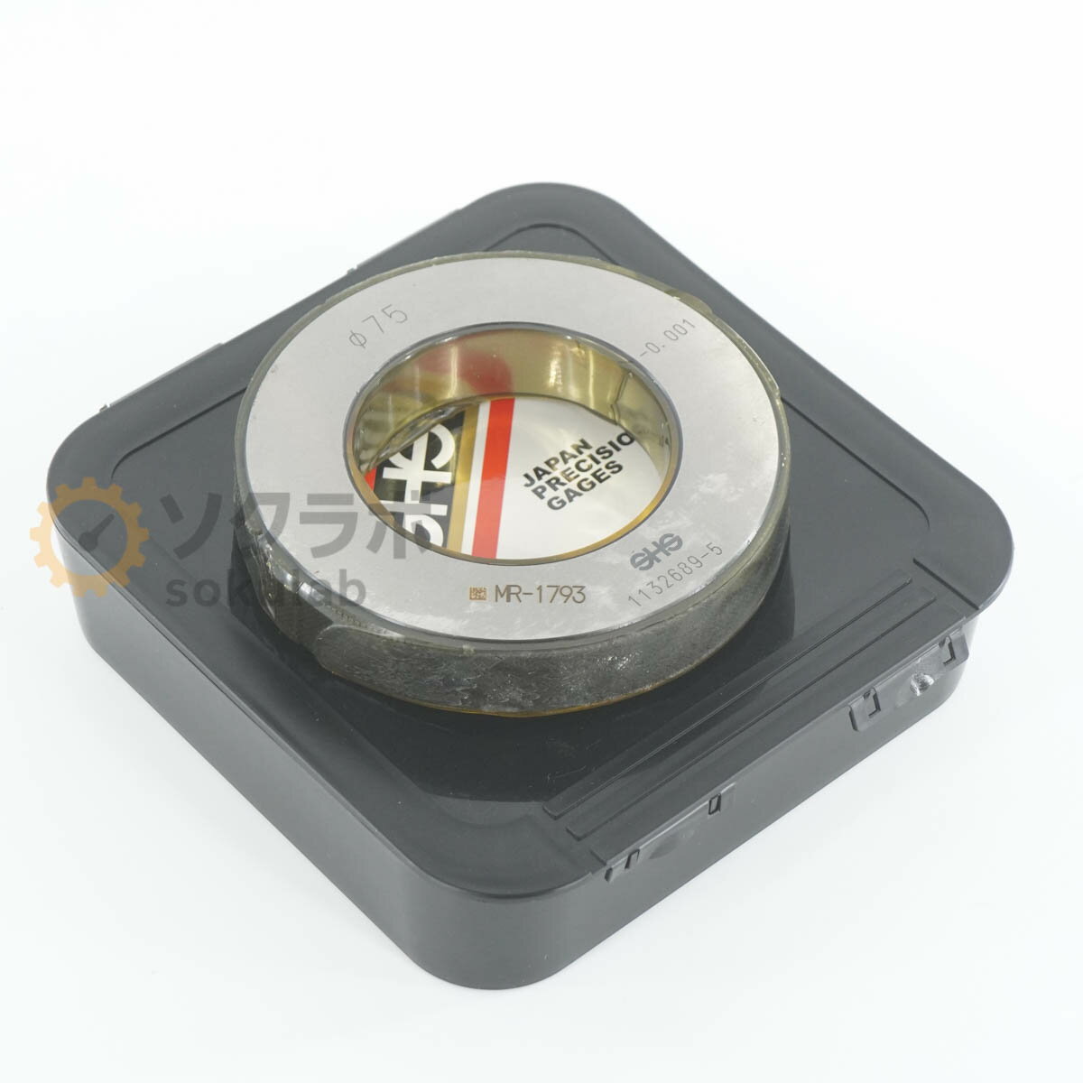 Rakuten - 【中古】[DW]8日保証 SHS 測範社 φ75 -0.001 Master Ring Gauge マスターリングゲージ セットリング [07347-0257]