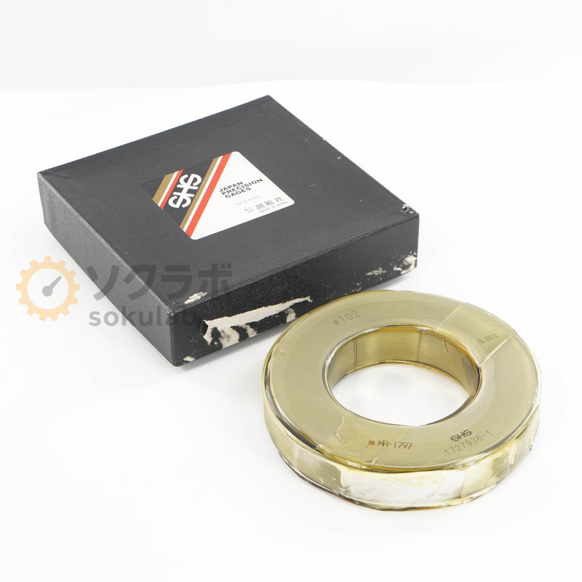 Rakuten - 【中古】[DW]8日保証 SHS 測範社 φ102 -0.001 Master Ring Gauge マスターリングゲージ セットリング [07347-0271]