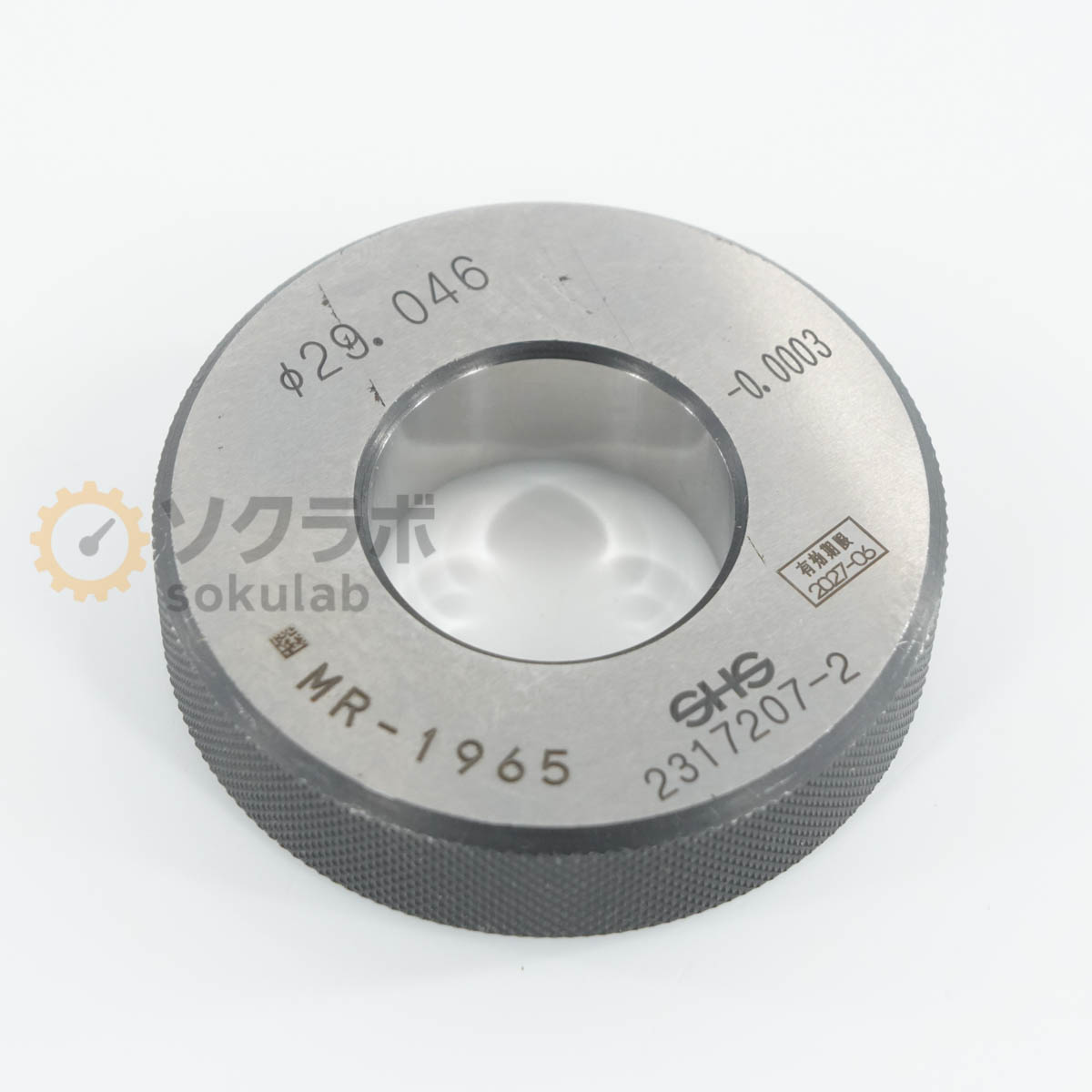 Rakuten - 【中古】[DW]8日保証 SHS 測範社 φ29.046 -0.0003 Master Ring Gauge マスターリングゲージ セットリング [07347-0353]