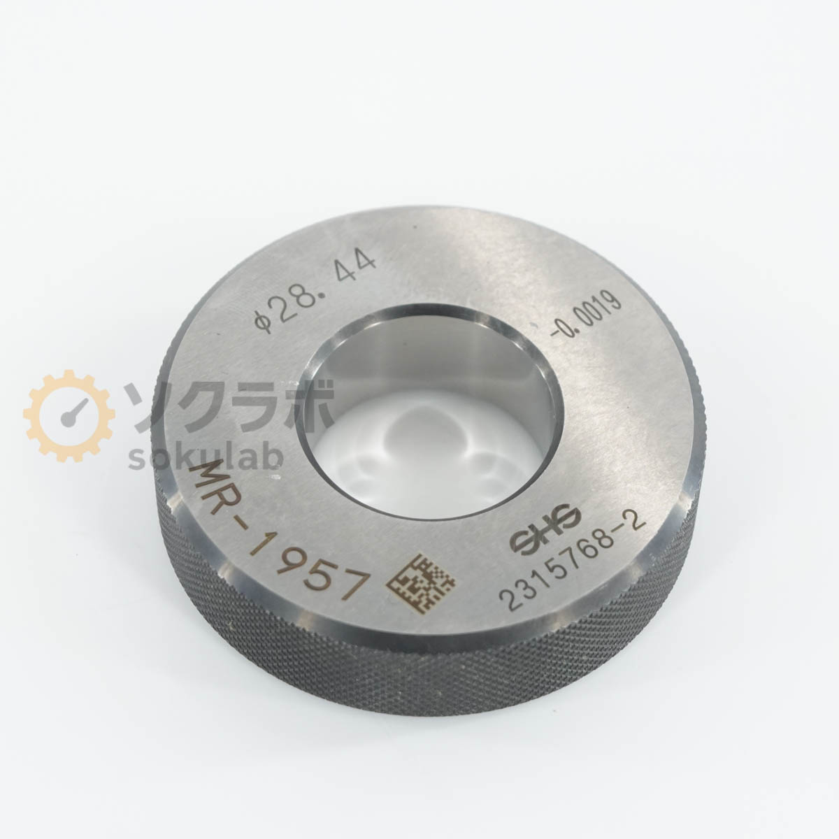 【中古】[DW]8日保証 SHS 測範社 φ28.44 -0.0019 Master Ring Gauge マスターリングゲージ セットリング [07347-0356]