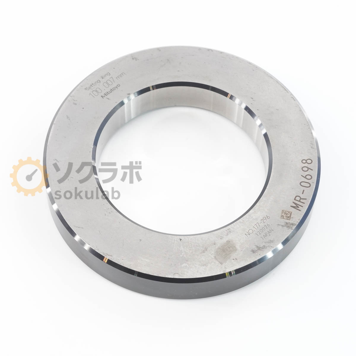 Rakuten - 【中古】[DW]8日保証 Mitutoyo 177-296 100.007mm Setting Ring Master Ring Gauge セットリング マスターリングゲージ [07347-0276]
