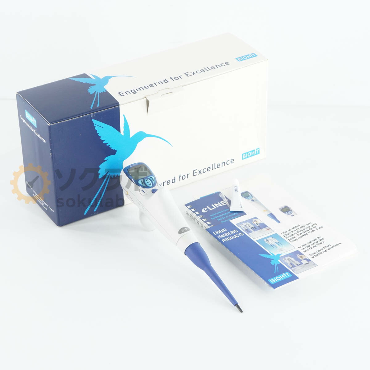 【中古】[DW]8日保証 BIOHIT Sartorius 730020 e10 eLINE Pipettor Electronic Pipette 電動ピペット 0..