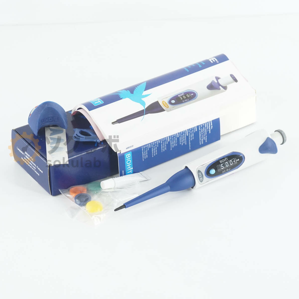 【中古】[DW]8日保証 BIOHIT Sartorius 725020 m10 mLINE Pipettor Pipette 手動ピペット 0.5-10μl 取..