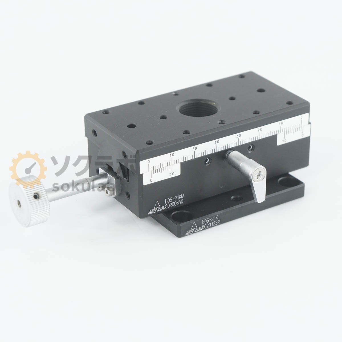 Rakuten - 【中古】[DW]8日保証 SURUGA SEIKI B05-21K B05-21KM Stage ステージ部品 X軸 アリ式送りねじ長リード40×80mm [07641-0181]