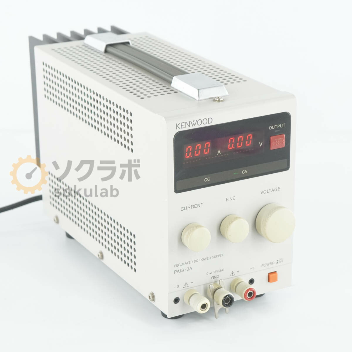 週末特別価格：KENWOOD 18V/30A 定電圧・定電流電源　PD18-30 楽天市場】KENWOOD 安定化電源の通販