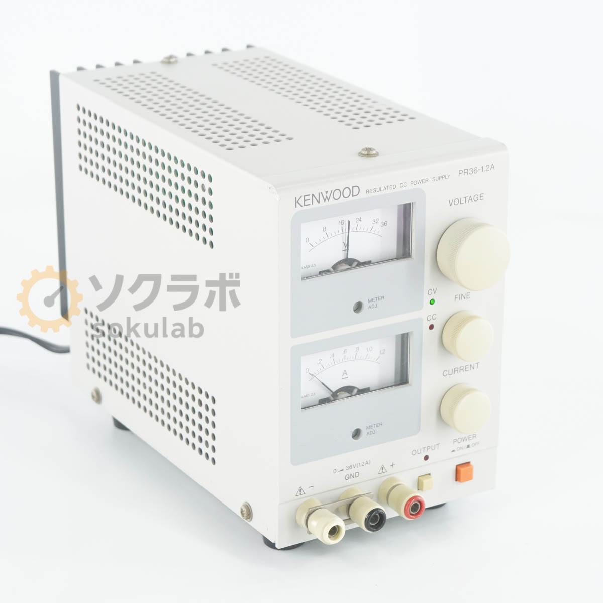 Rakuten - 【中古】[DW]8日保証 4台入荷 KENWOOD PR36-1.2A PR-A REGULATED DC POWER SUPPLY 直流安定化電源 DC電源 直流電源 0-36V 1.2A [07641-0168]