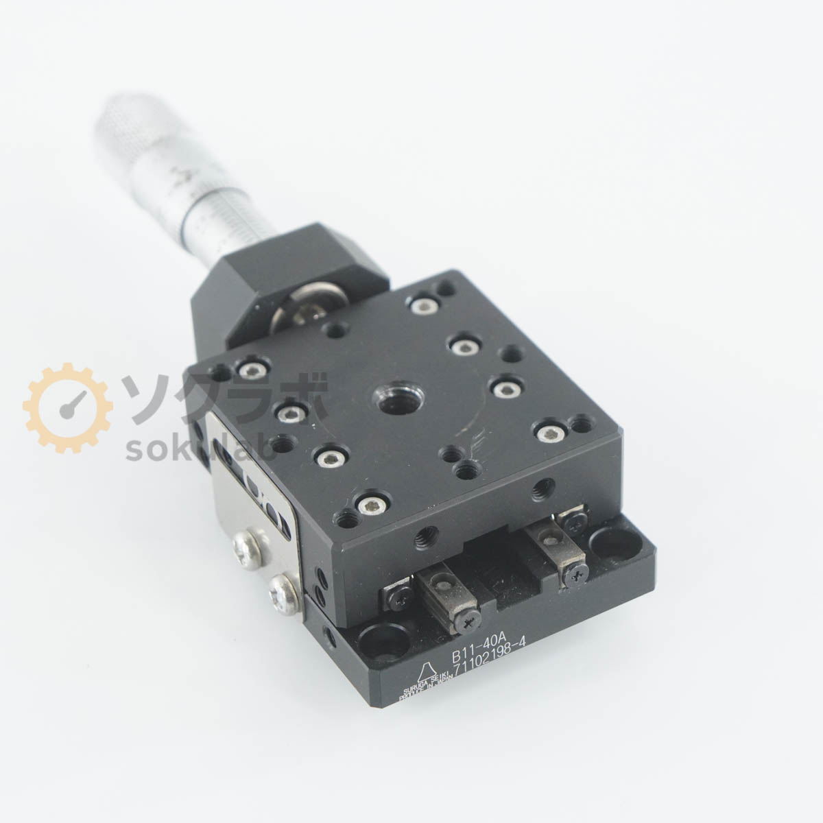 Rakuten - 【中古】[DW]8日保証 SURUGA SEIKI B11-40A Stage ステージ部品 手動ステージ X軸 クロスローラガイド 40mm [07641-0173]