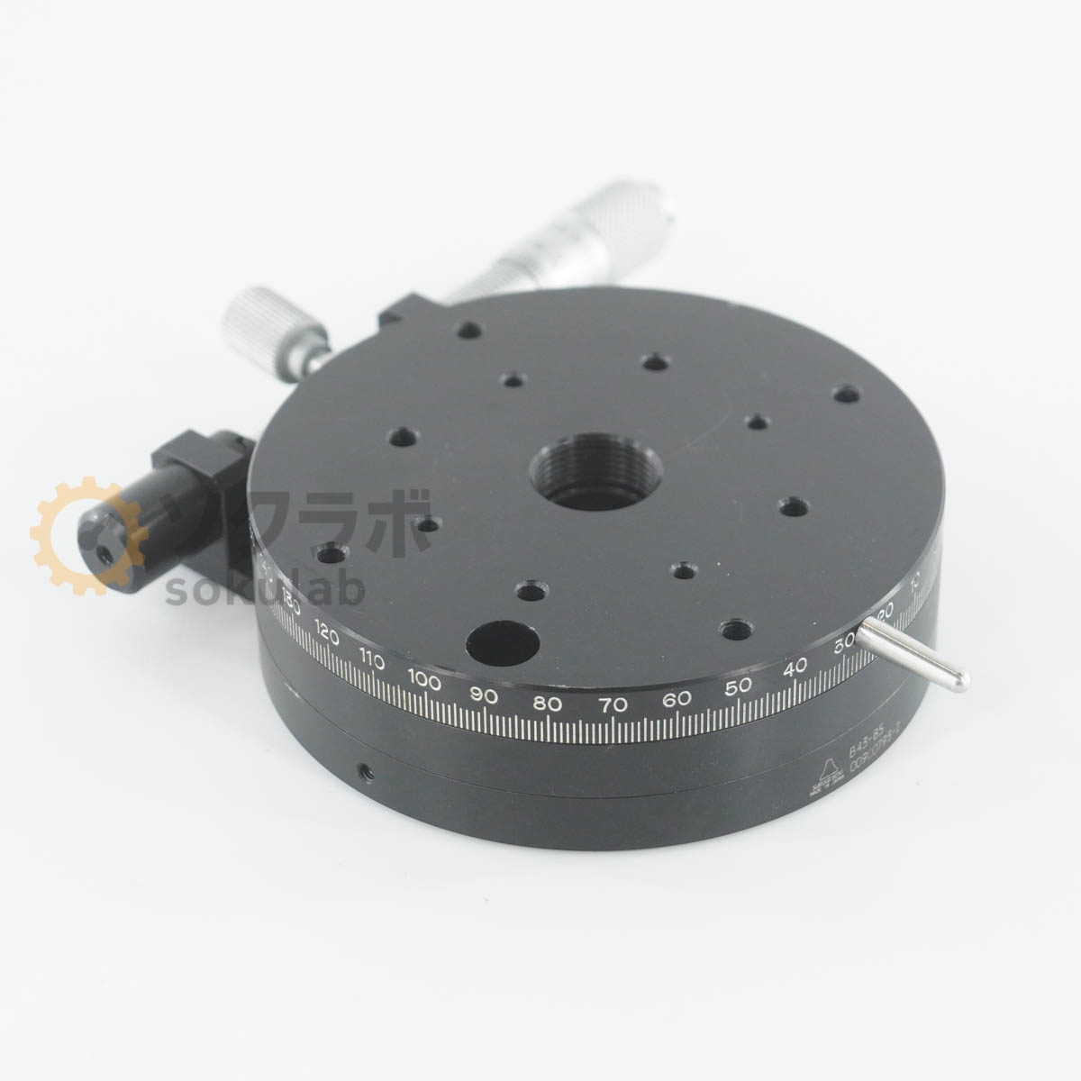 Rakuten - 【中古】[DW]8日保証 2台入荷 SURUGA SEIKI B43-85 Stage ステージ部品 手動ステージ 回転ステージ すり合わせタイプ φ85mm [07641-0187]