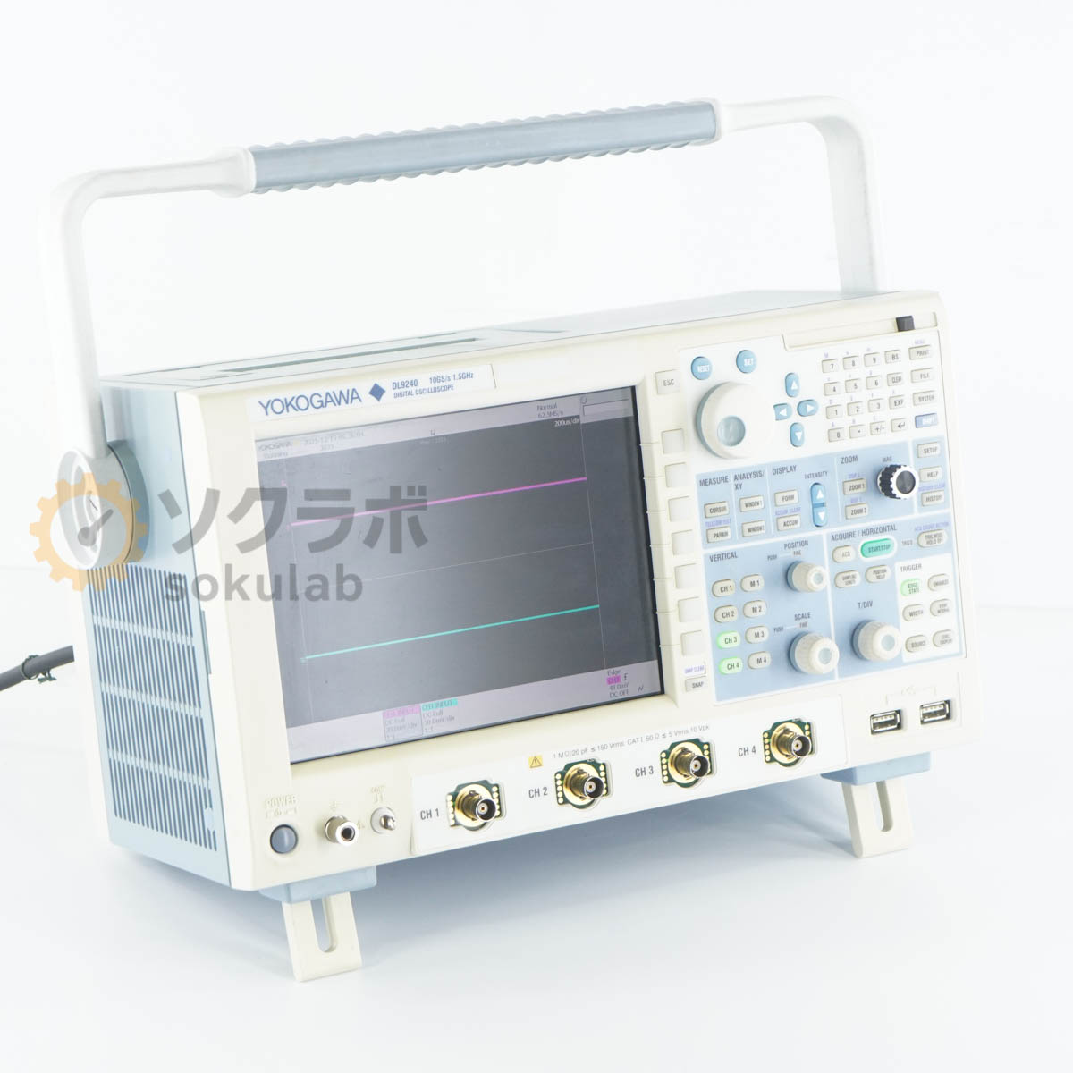 【中古】[DW]8日保証 YOKOGAWA DL9240 701312-M-HJ/B5/P2/C8 DIGITAL OSCILLOSCOPE デジタルオシロスコ..